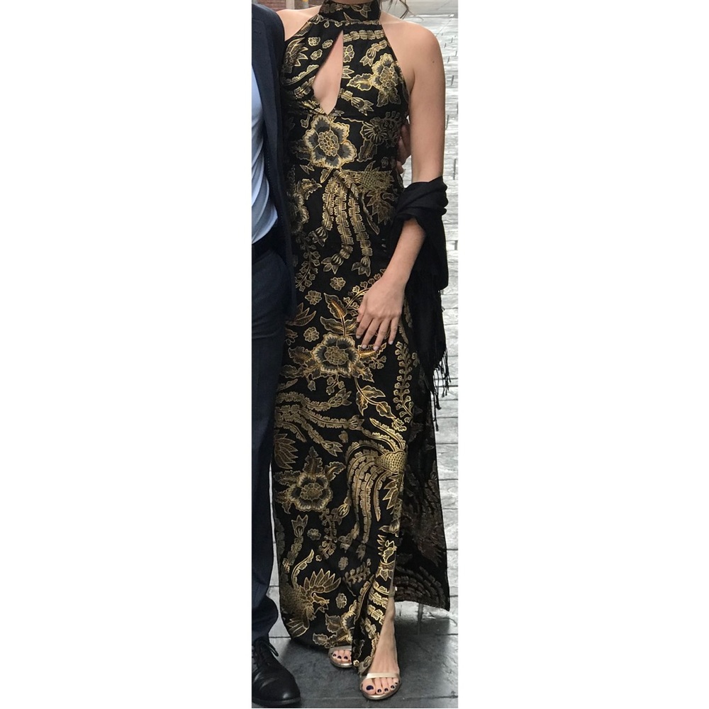 Handmade Indonesian batik fabric custom dress, unique, gorgeous